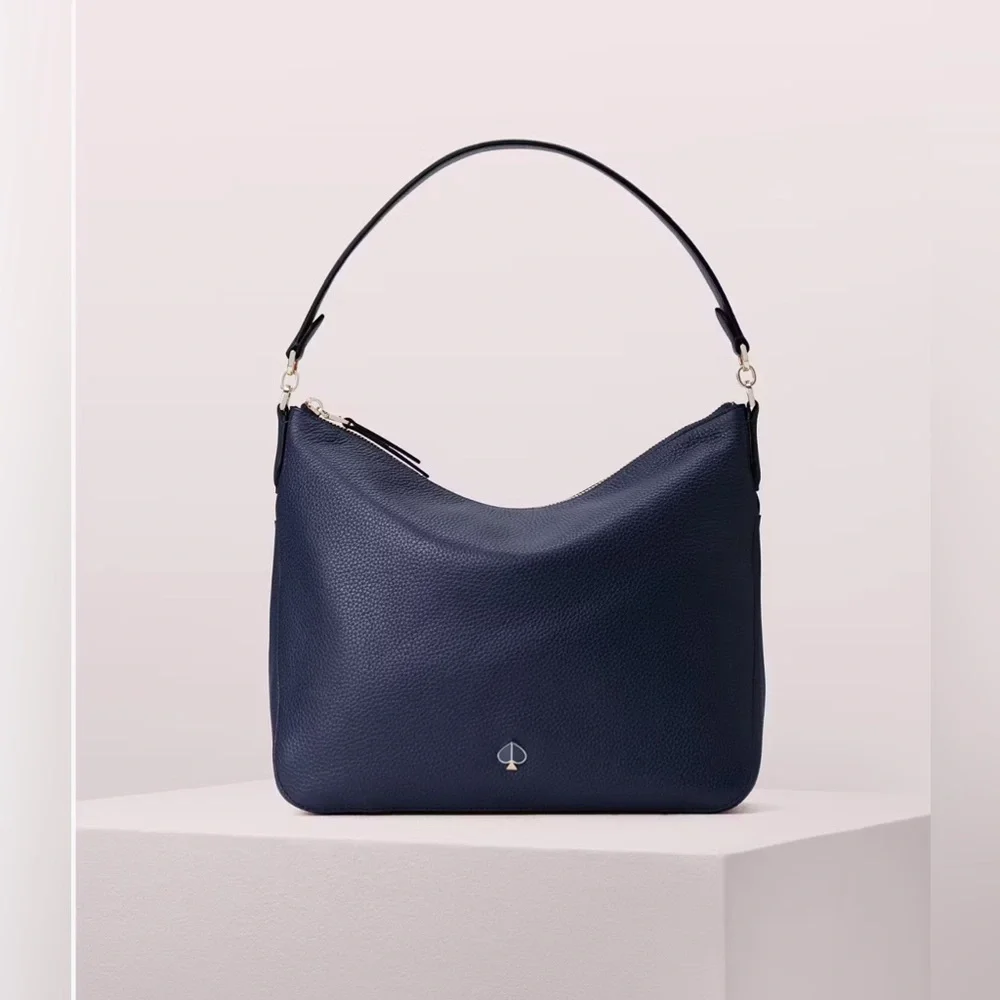 kate spade ♠️ Polly Medium Convertible Shoulder Bag in Blazer Blue NWT - Picture 4 of 6